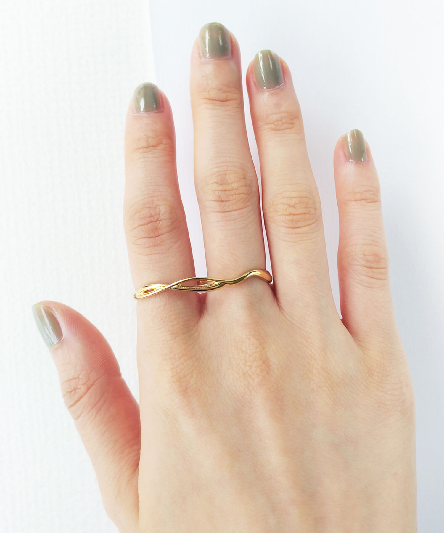  「silver925 カーブラインリバーシブル ダブルフィンガーリング (ニッケルフリー)」|リング|