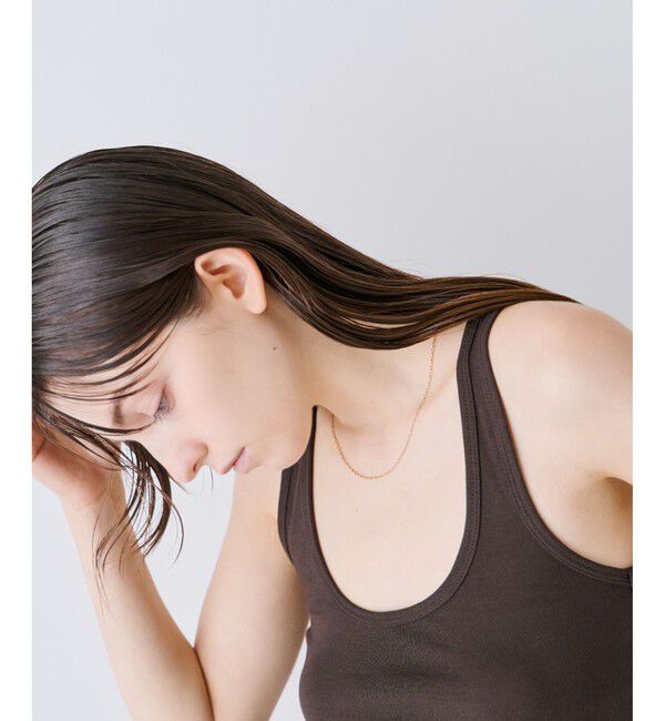 ete「カッティング小豆チェーン ネックレス」|ネックレス|