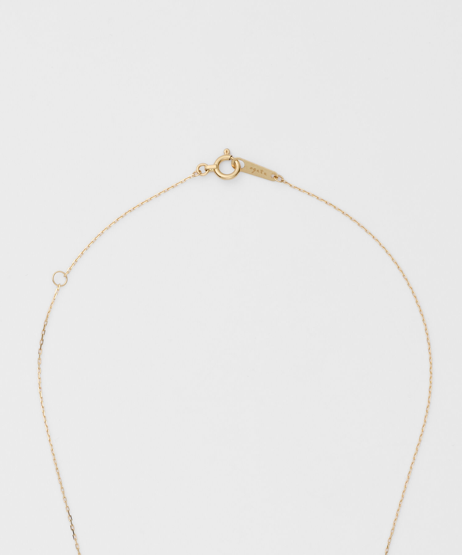 agete「K18ダイヤモンドネックレス（0.1ct）」|ネックレス|