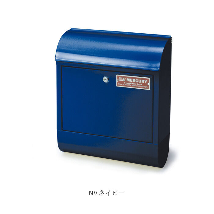 MERCURY「マーキュリー ポスト 通販 壁掛け おしゃれ 大型 郵便受け 郵便ポスト 鍵付き レトロ 郵便」|その他|