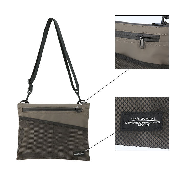 BACKYARD FAMILY「サコッシュ メンズ 通販 レディース ショルダーバッグ 斜めがけ かっこいい 大人 ナイロン」|ショルダー・メッセンジャー|