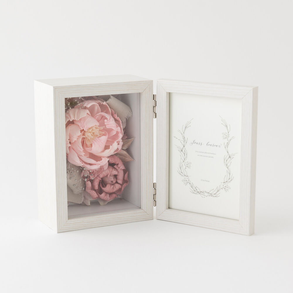 BACKYARD FAMILY「プリザーブドフラワー 写真立て 通販 フォトフレーム 花 ボックス ギフト お花 造花」|その他|ピンク1