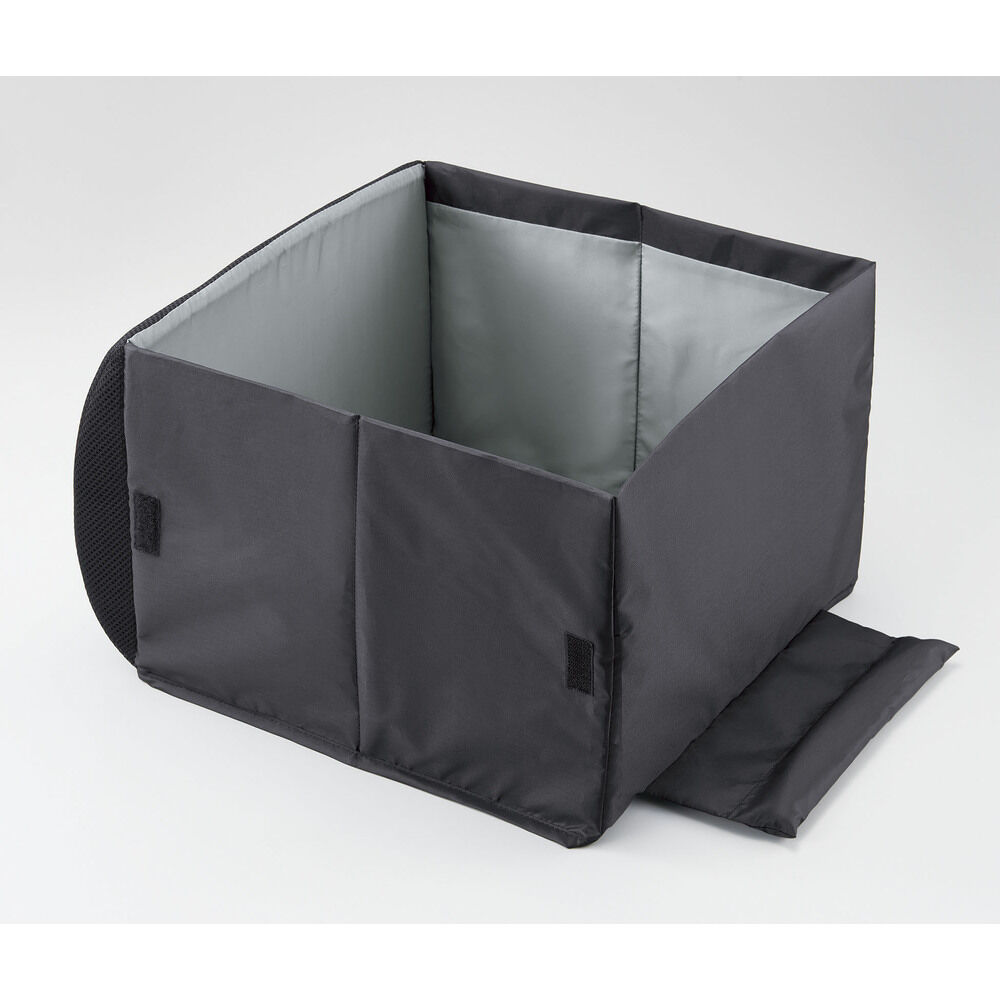 BACKYARD FAMILY「2way シートボックス クッション 通販 車 運転 シート 腰 収納 ボックス 折りたたみ」|その他|ブラック1