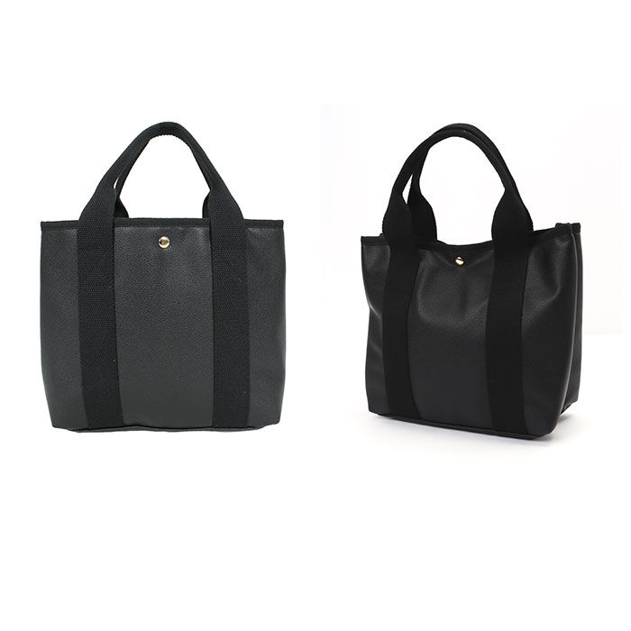 BACKYARD FAMILY「トートバッグ レディース 通販 おしゃれ 合皮ファスナー仕切りトート 小さめ フェイク レザー」|トートバッグ|