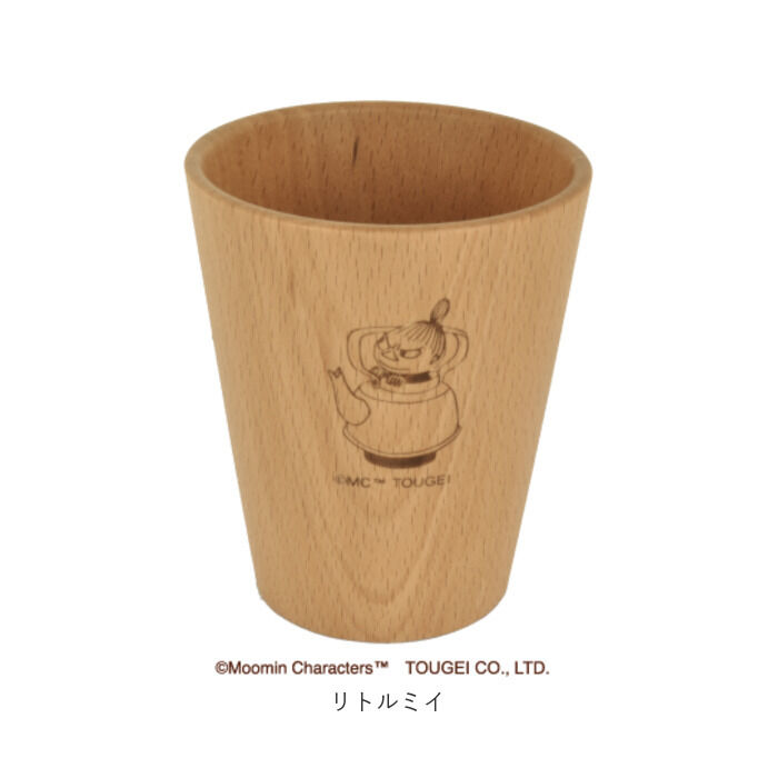 BACKYARD FAMILY「ムーミン 食器 通販 木製 コップ カップ ストレートコップ L 北欧 MOOMIN 木製食器」|グラス・マグカップ|