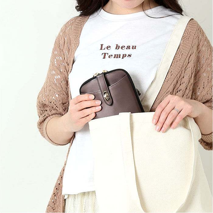 BACKYARD FAMILY「スマホポシェット 横 通販 Pisoraro ピソラロ pr187 スマホバッグ スマホバック」|ショルダー・メッセンジャー|