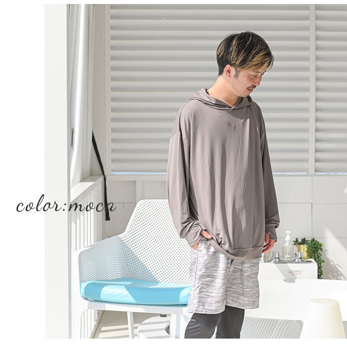 BACKYARD FAMILY「ラッシュガード レディース 長袖 通販 メンズ パーカー プルオーバー 男女兼用 ユニセックス」|スポーツ|