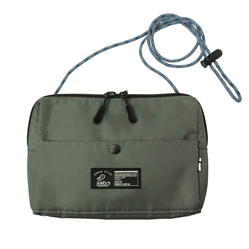 BACKYARD FAMILY「ショルダーバッグ ミニ 通販 ポーチ おしゃれ ミニショルダーバッグ 横長 横型 メンズ」|ショルダー・メッセンジャー|グレー1