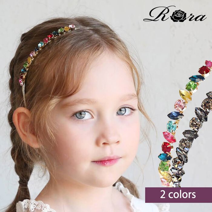 BACKYARD FAMILY「Rora カチューシャ 通販 ビジュー キラキラ 68672302 髪飾り ヘッドドレス 子供」|その他|