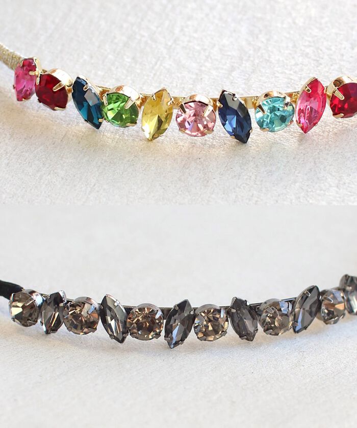 BACKYARD FAMILY「Rora カチューシャ 通販 ビジュー キラキラ 68672302 髪飾り ヘッドドレス 子供」|その他|