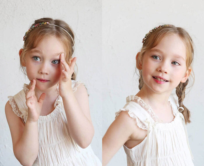 BACKYARD FAMILY「Rora カチューシャ 通販 ビジュー キラキラ 68672302 髪飾り ヘッドドレス 子供」|その他|