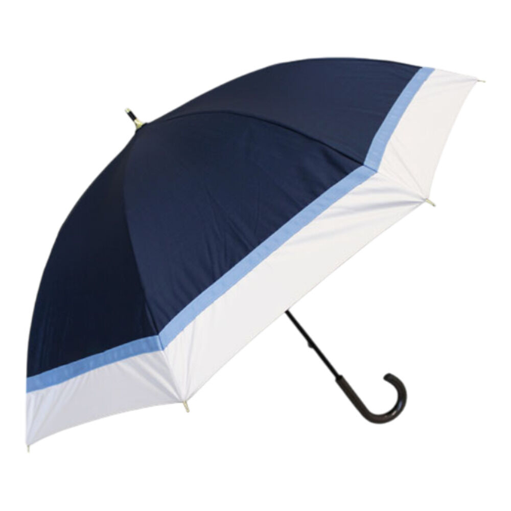 BACKYARD FAMILY「晴雨兼用傘 長傘 遮熱 レディース 通販 傘 晴雨兼用 一級遮光 日傘 雨傘 かさ カサ 50cm」|傘|ブルー2