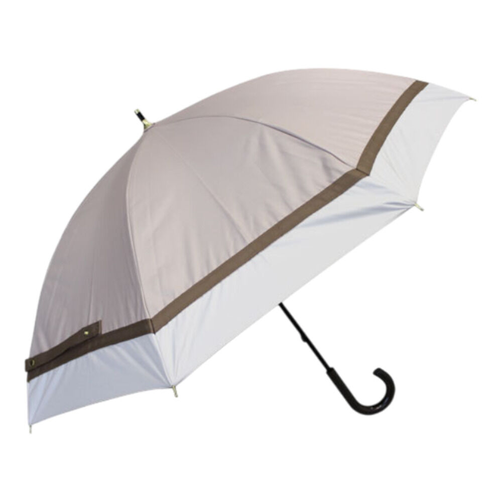 BACKYARD FAMILY「晴雨兼用傘 長傘 遮熱 レディース 通販 傘 晴雨兼用 一級遮光 日傘 雨傘 かさ カサ 50cm」|傘|ベージュ2