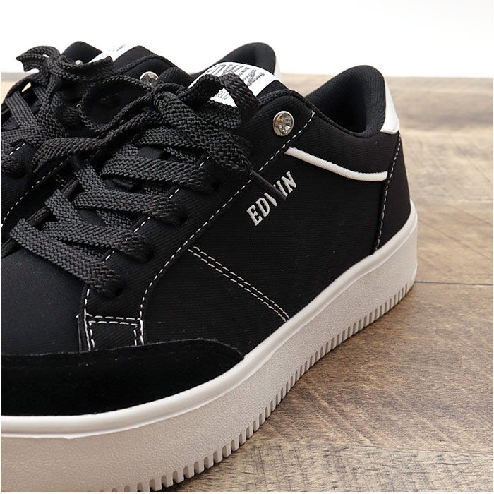 BACKYARD FAMILY「EDWIN スニーカー EDW4325 エドウィン 通販 レディース ローカットスニーカー 軽量」|スリッポン|