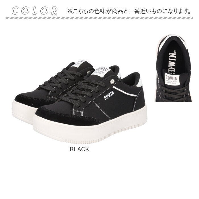 BACKYARD FAMILY「EDWIN スニーカー EDW4325 エドウィン 通販 レディース ローカットスニーカー 軽量」|スリッポン|