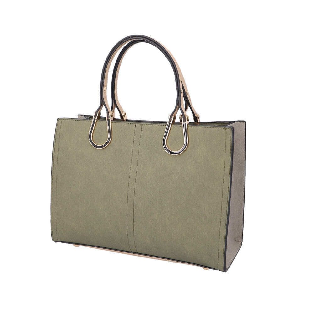 BACKYARD FAMILY「ラムモード トートバッグ ショルダー レディース 37880t 通販 トートバック トート 手提げ」|トートバッグ|グリーン1