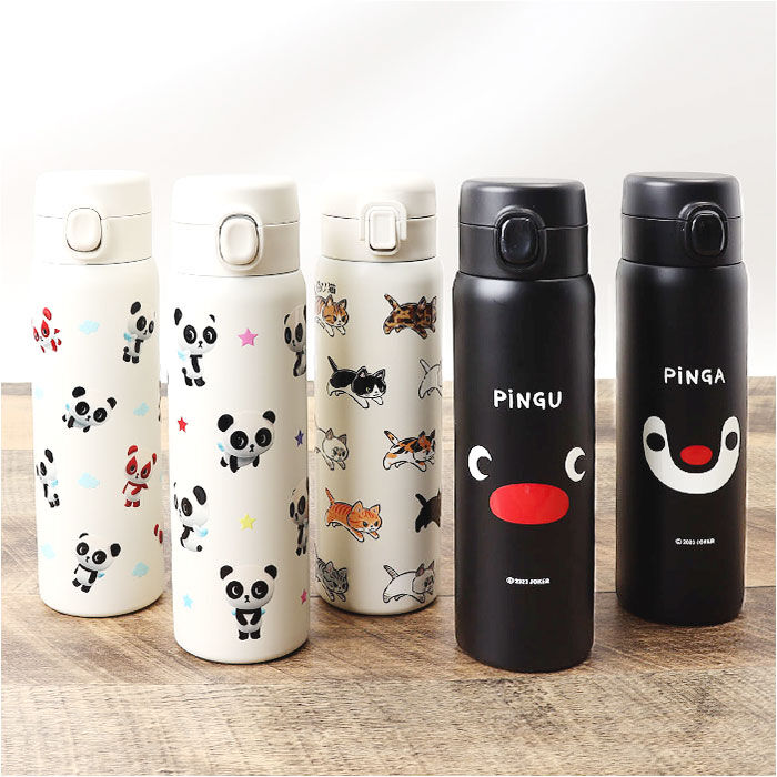 BACKYARD FAMILY「水筒 ワンタッチ かわいい 480ml 通販 ステンレスボトル ワンプッシュボトル マグボトル」|食器・キッチングッズ|