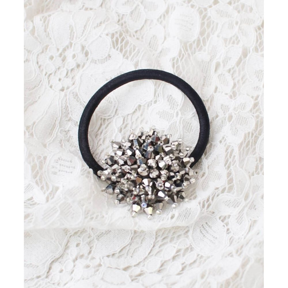 BACKYARD FAMILY「ヘアゴム キッズ キラキラ 通販 ヘア ゴム 髪飾り 子供 子ども こども 子供用 女の子 卒園式」|その他|シルバー1