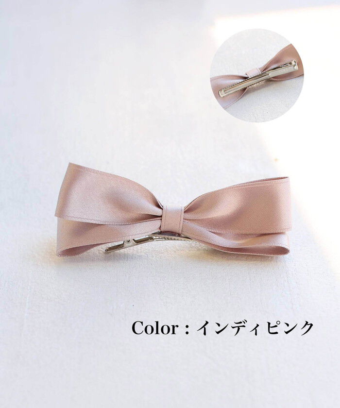 BACKYARD FAMILY「ヘアクリップ 大きめ リボン 通販 ヘア クリップ ヘアピン 髪飾り 髪留め キッズ 女の子 子供」|その他|