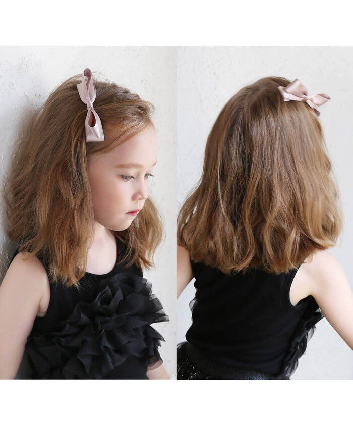 BACKYARD FAMILY「ヘアクリップ 大きめ リボン 通販 ヘア クリップ ヘアピン 髪飾り 髪留め キッズ 女の子 子供」|その他|