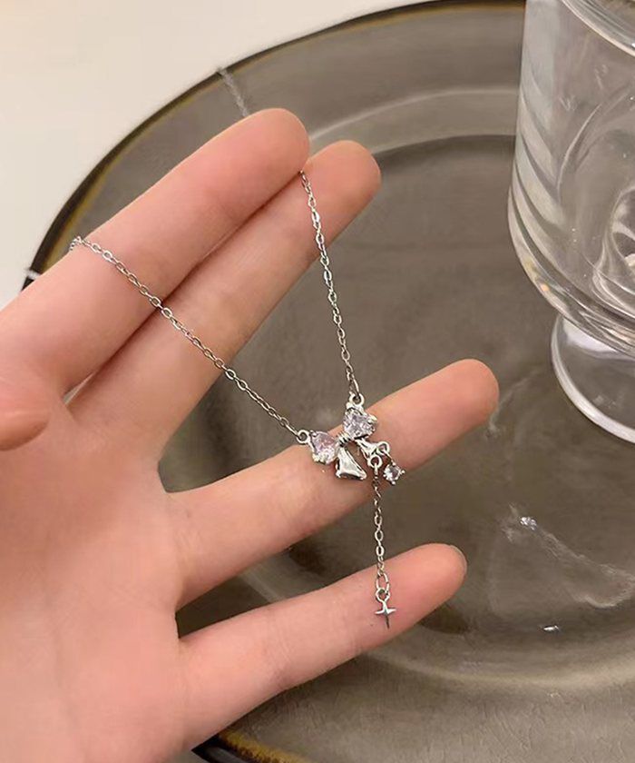 BACKYARD FAMILY「ネックレス レディース シンプル 通販 ペンダント ジュエリー レディースアクセサリー リボン」|その他|