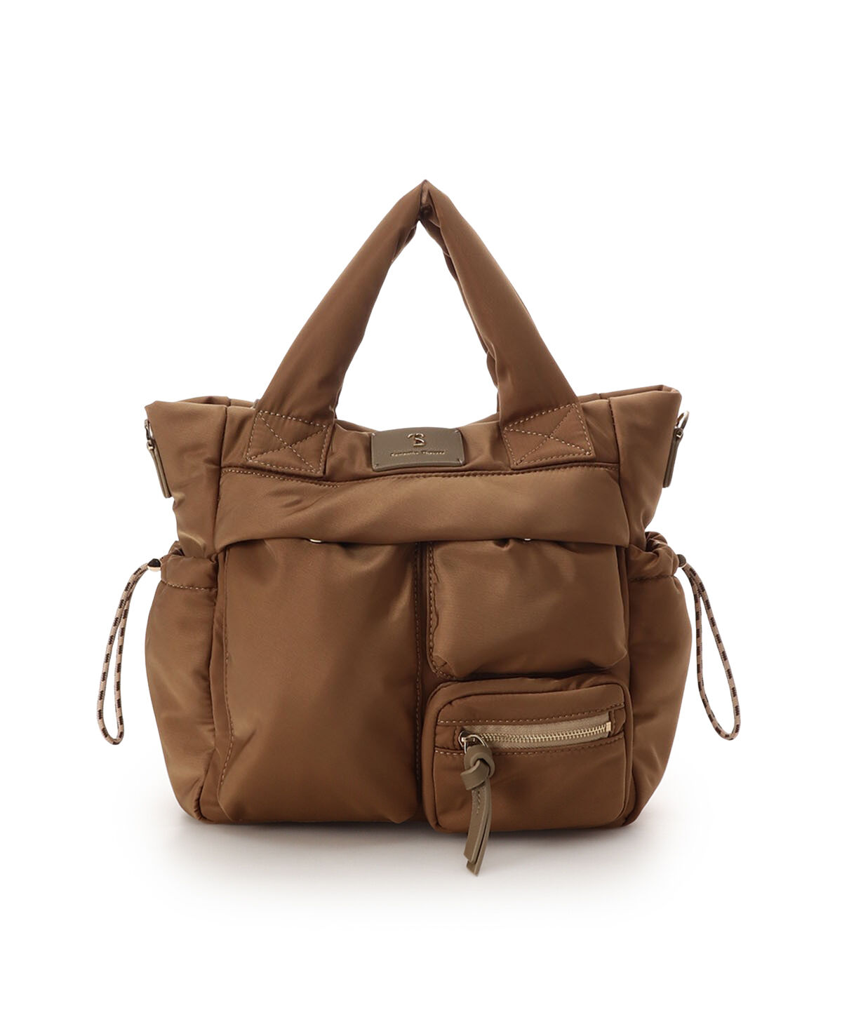 Samantha Thavasa「ボンディング ハンドバッグ」|ハンドバッグ|ベージュ