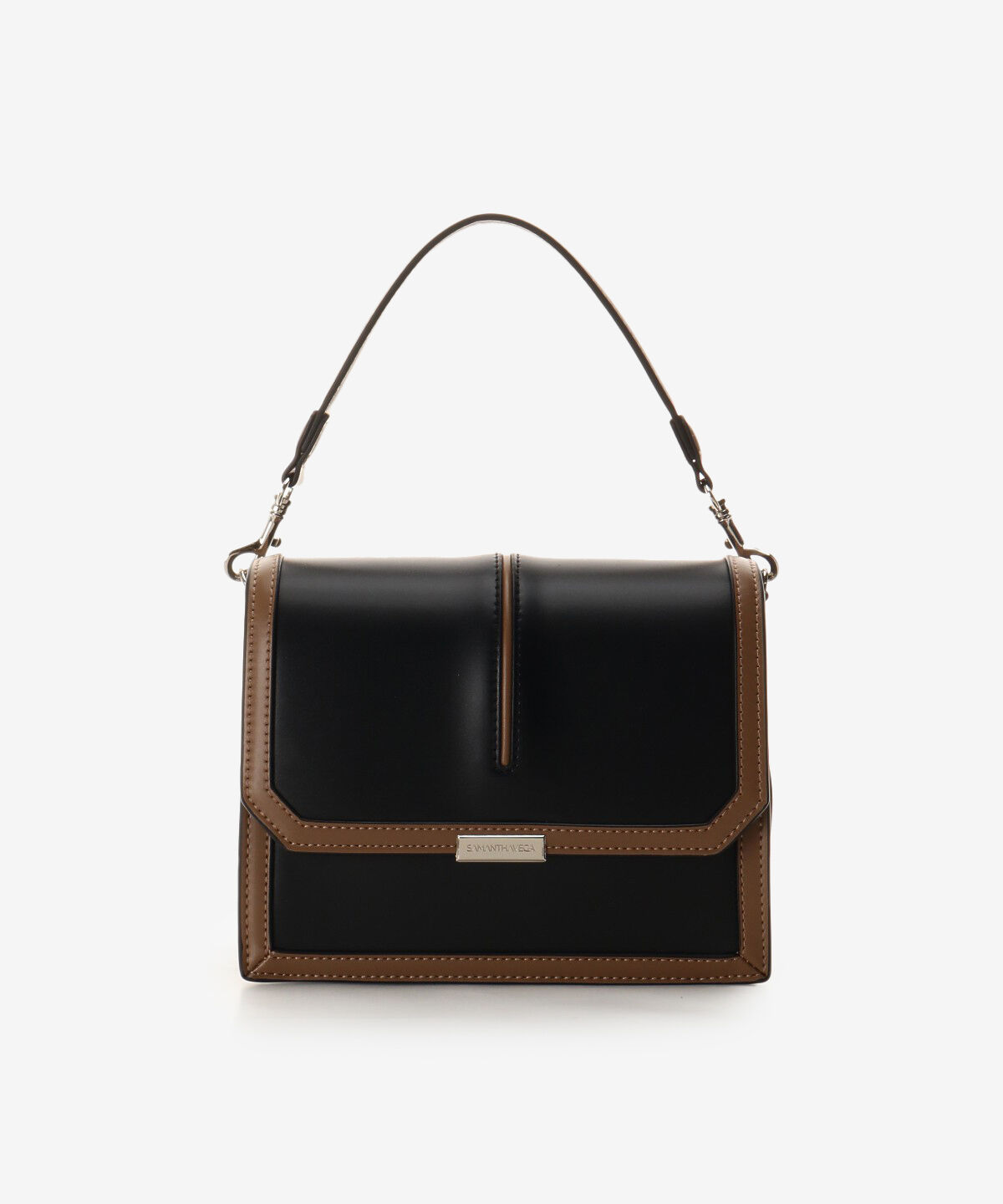 Samantha Vega「パイピングショルダーバッグ」|ショルダー・メッセンジャー|ブラック