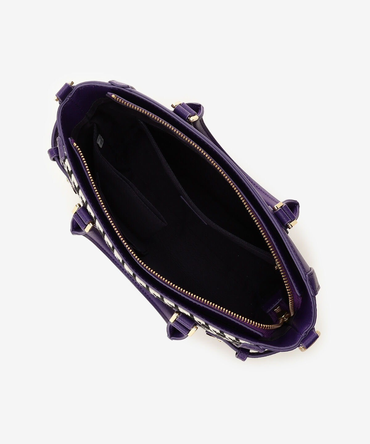 Samantha Vega「千鳥格子ベルト金具ハンドバッグ」|ハンドバッグ|