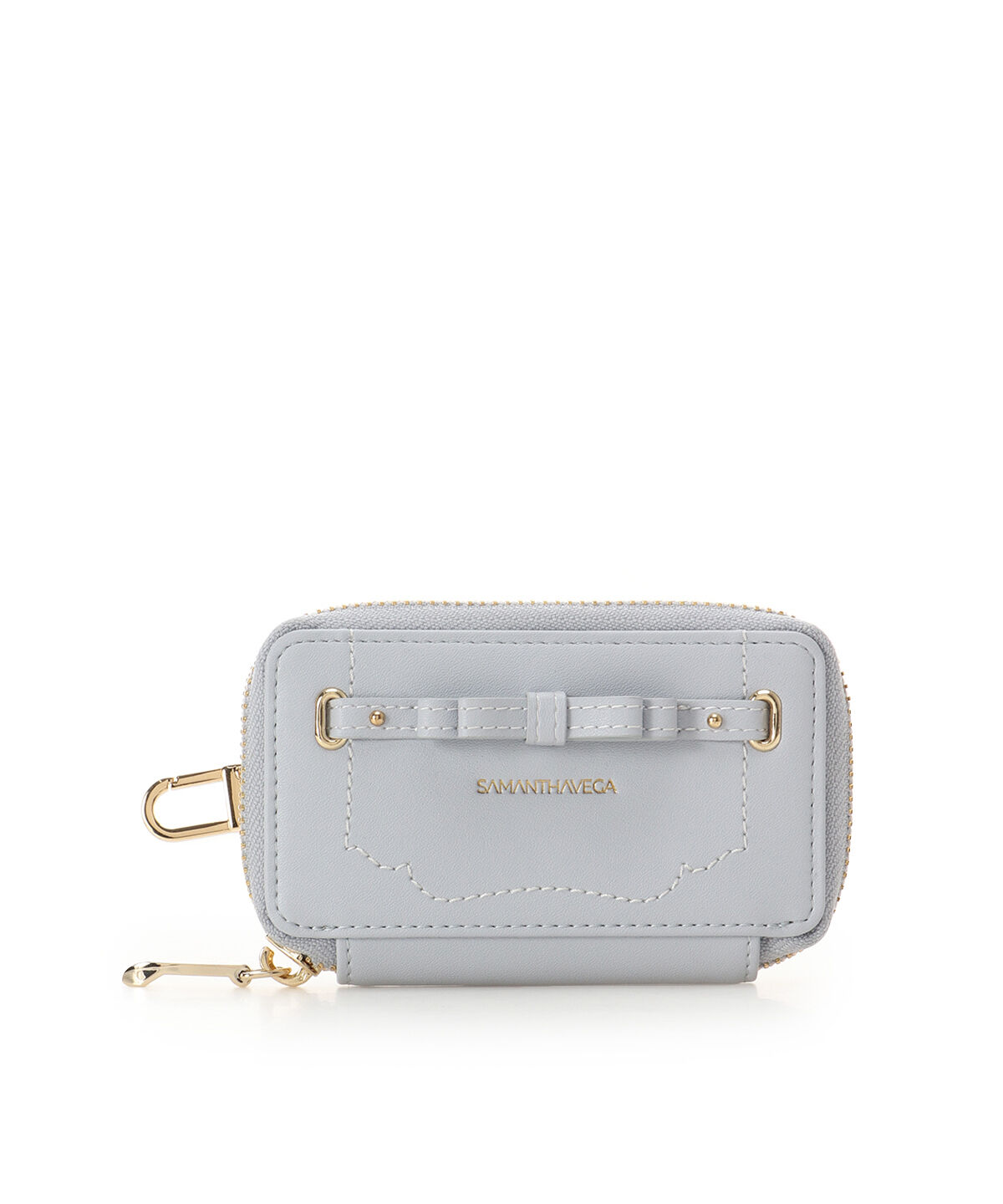 Samantha Vega「バレッタリボンキーケース」|キーケース|ライトブルー