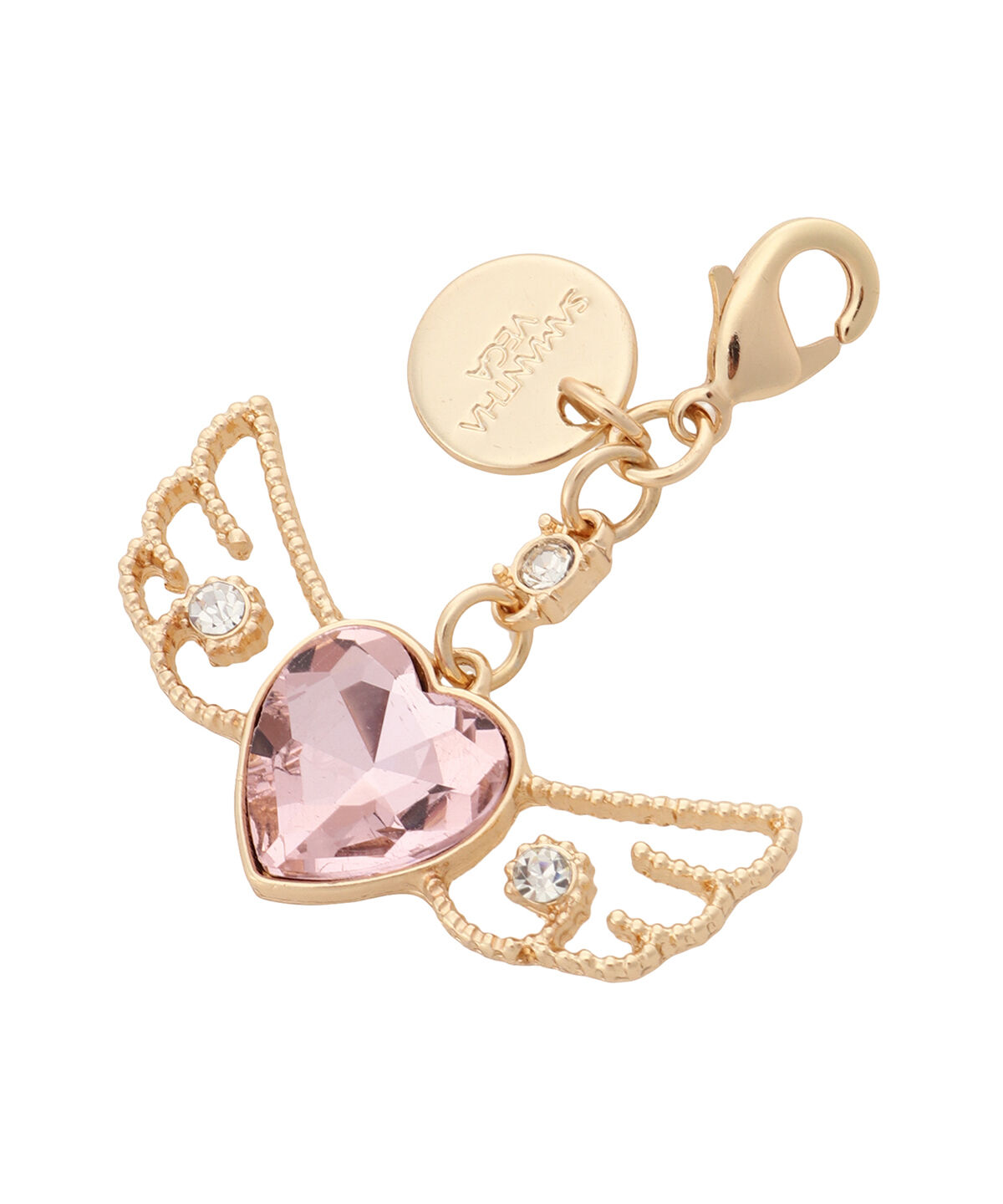 Samantha Vega「エンジェルハートファスナートップチャーム」|チャーム・キーホルダー|ピンク