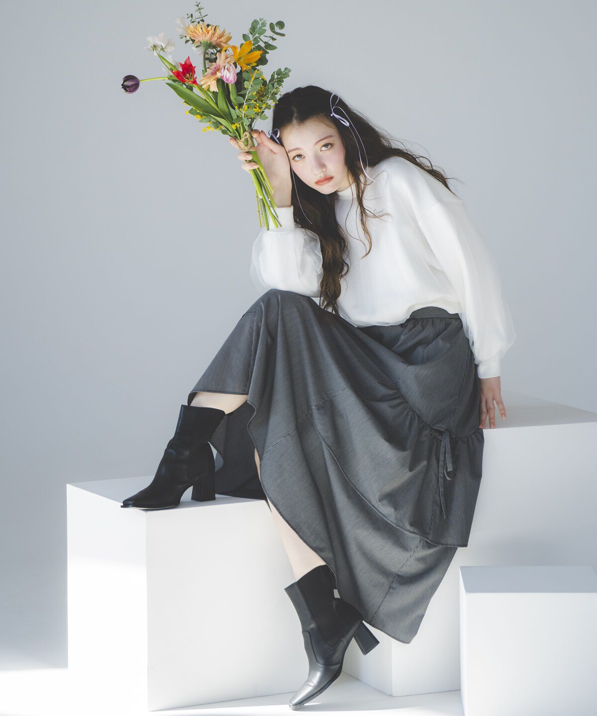 REDYAZEL「チュールレイヤードトップス」|その他|