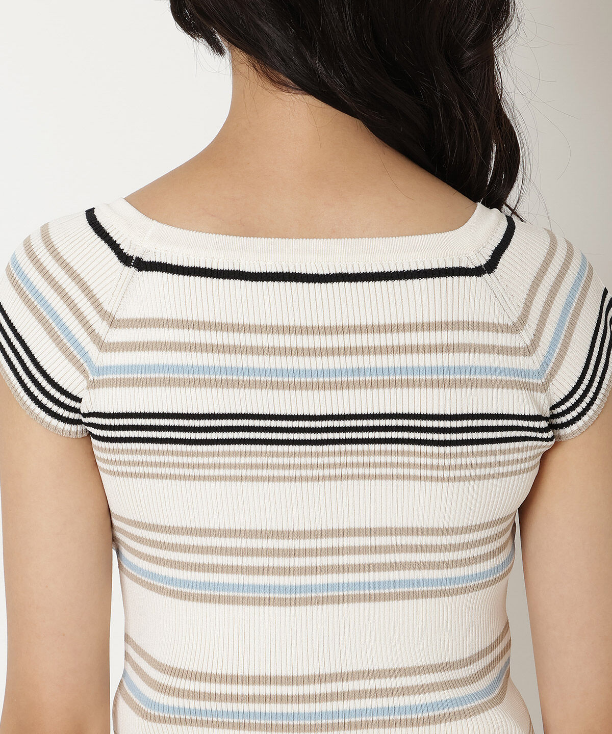 REDYAZEL「ボーダーリブニット」|ニット・セーター|