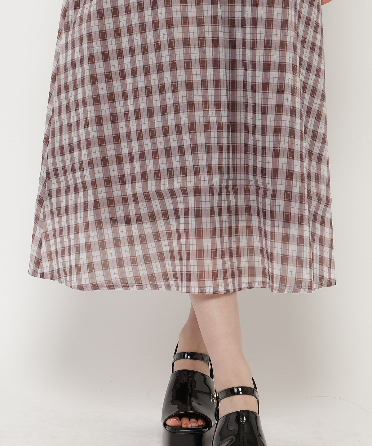 REDYAZEL「ぺプラムフレアスカート」|フレア|