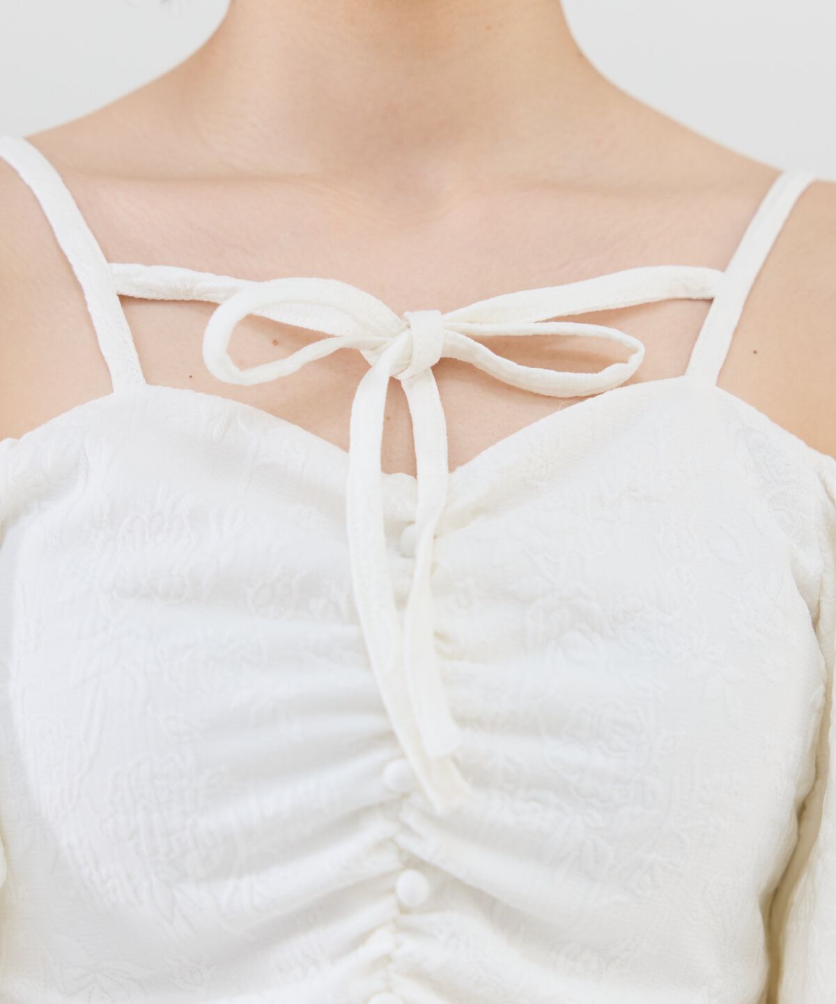 REDYAZEL「２WAYジャガードペプラムトップス」|シャツ・ブラウス|