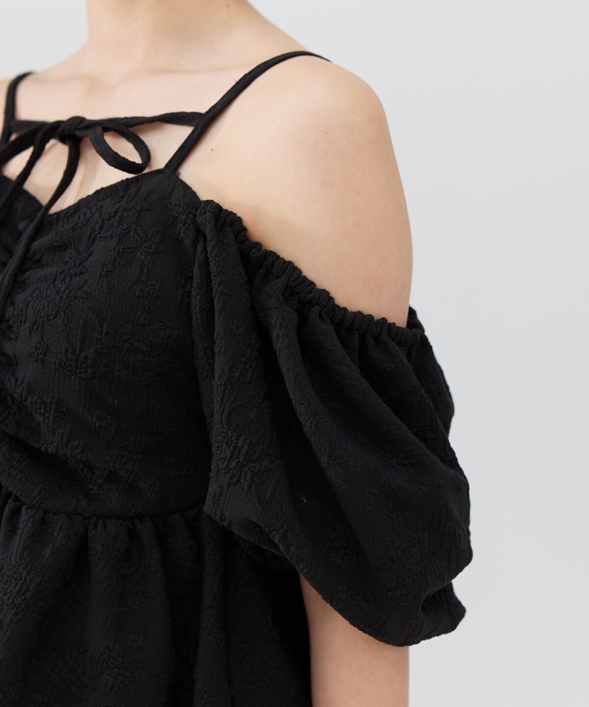 REDYAZEL「２WAYジャガードペプラムトップス」|シャツ・ブラウス|