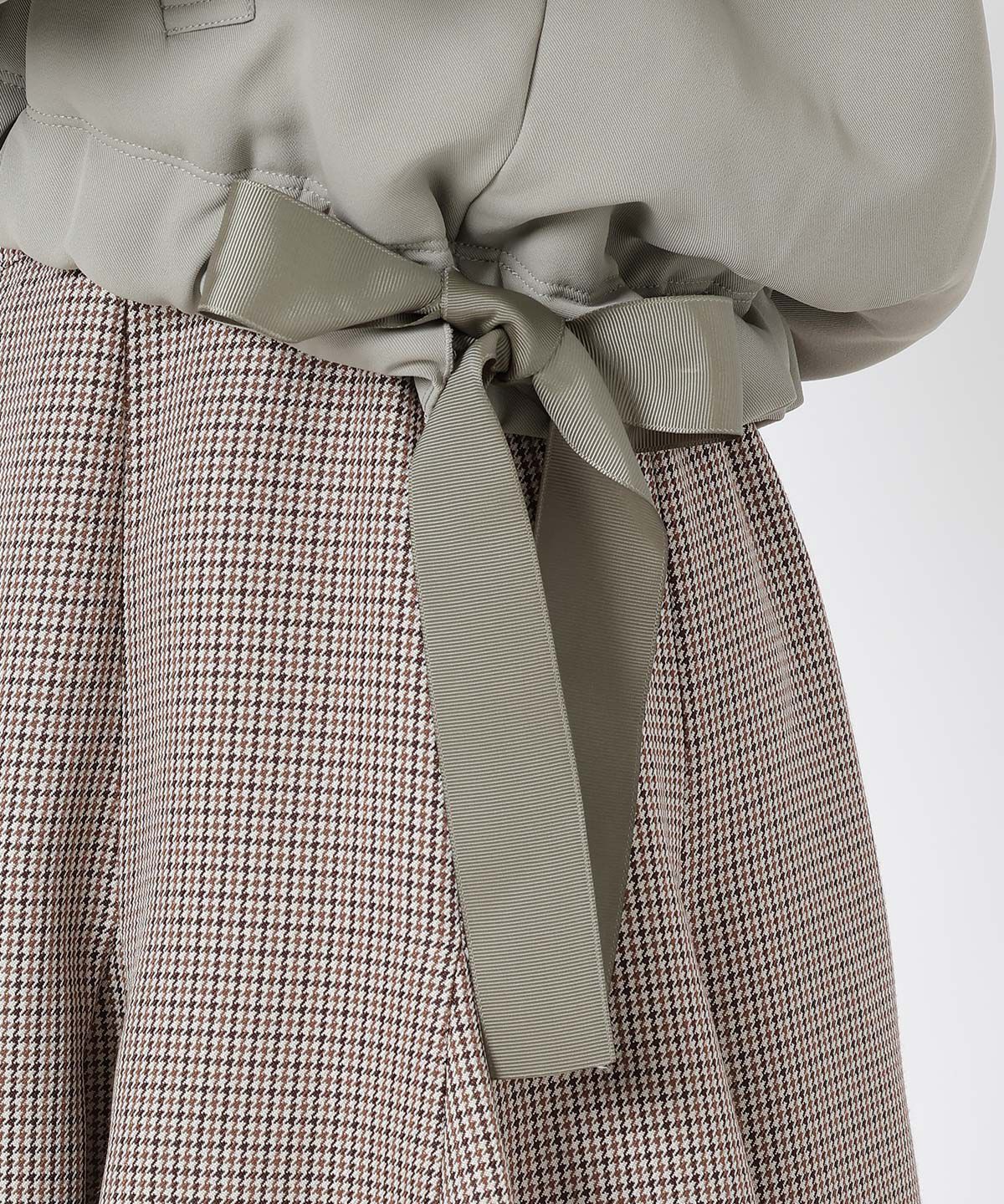 WILLSELECTION「サイドリボンボリューム袖ブルゾン」|ブルゾン・スタジャン|