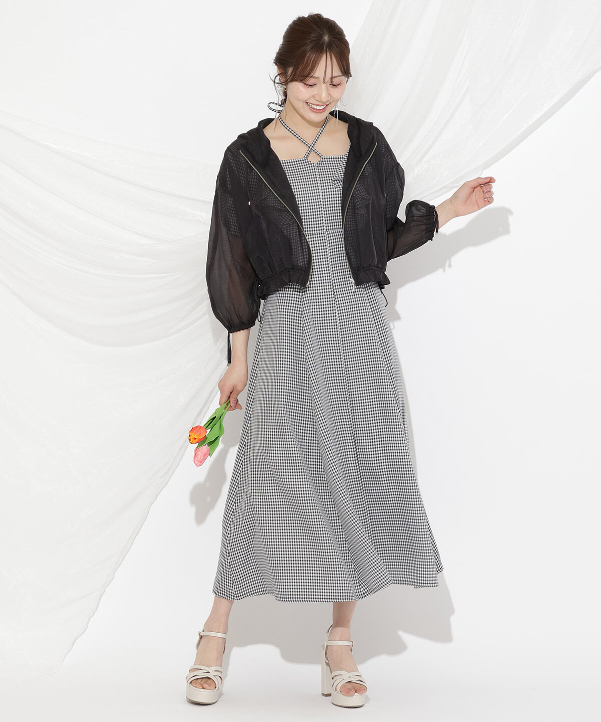 WILLSELECTION「ボリューム7分袖ショートブルゾン」|ブルゾン・スタジャン|