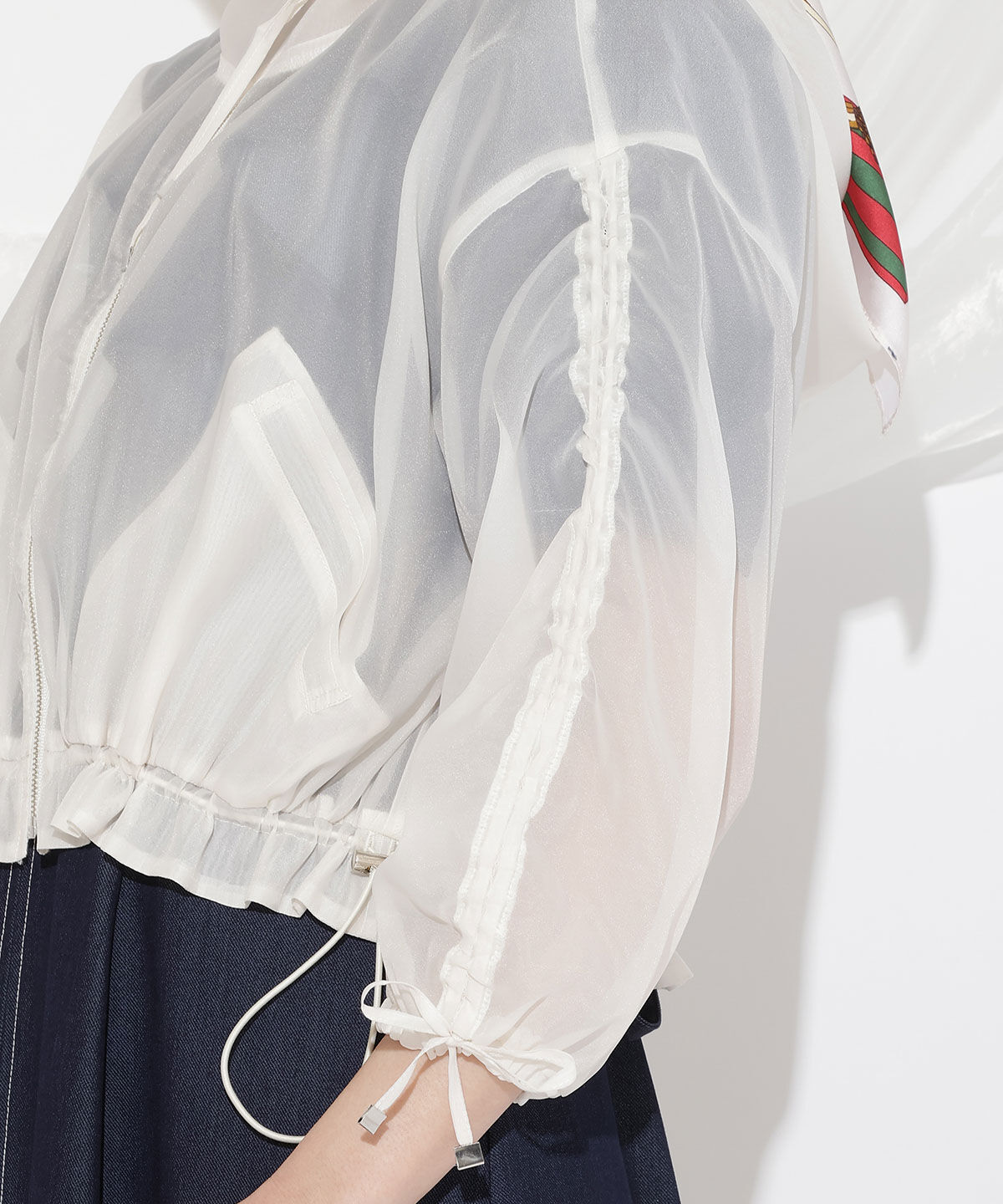 WILLSELECTION「ボリューム7分袖ショートブルゾン」|ブルゾン・スタジャン|