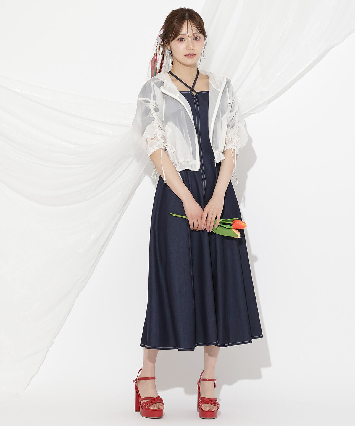 WILLSELECTION「ボリューム7分袖ショートブルゾン」|ブルゾン・スタジャン|