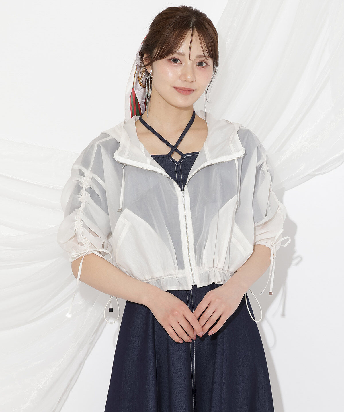 WILLSELECTION「ボリューム7分袖ショートブルゾン」|ブルゾン・スタジャン|