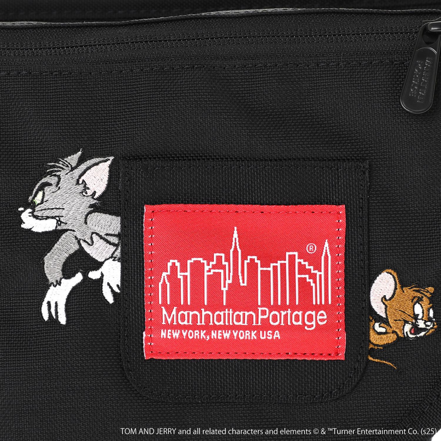 Manhattan Portage「Nylon Messenger Bag JR Flap Zipper Pocket / TOM AND JERRY / 85TH」|ショルダー・メッセンジャー|