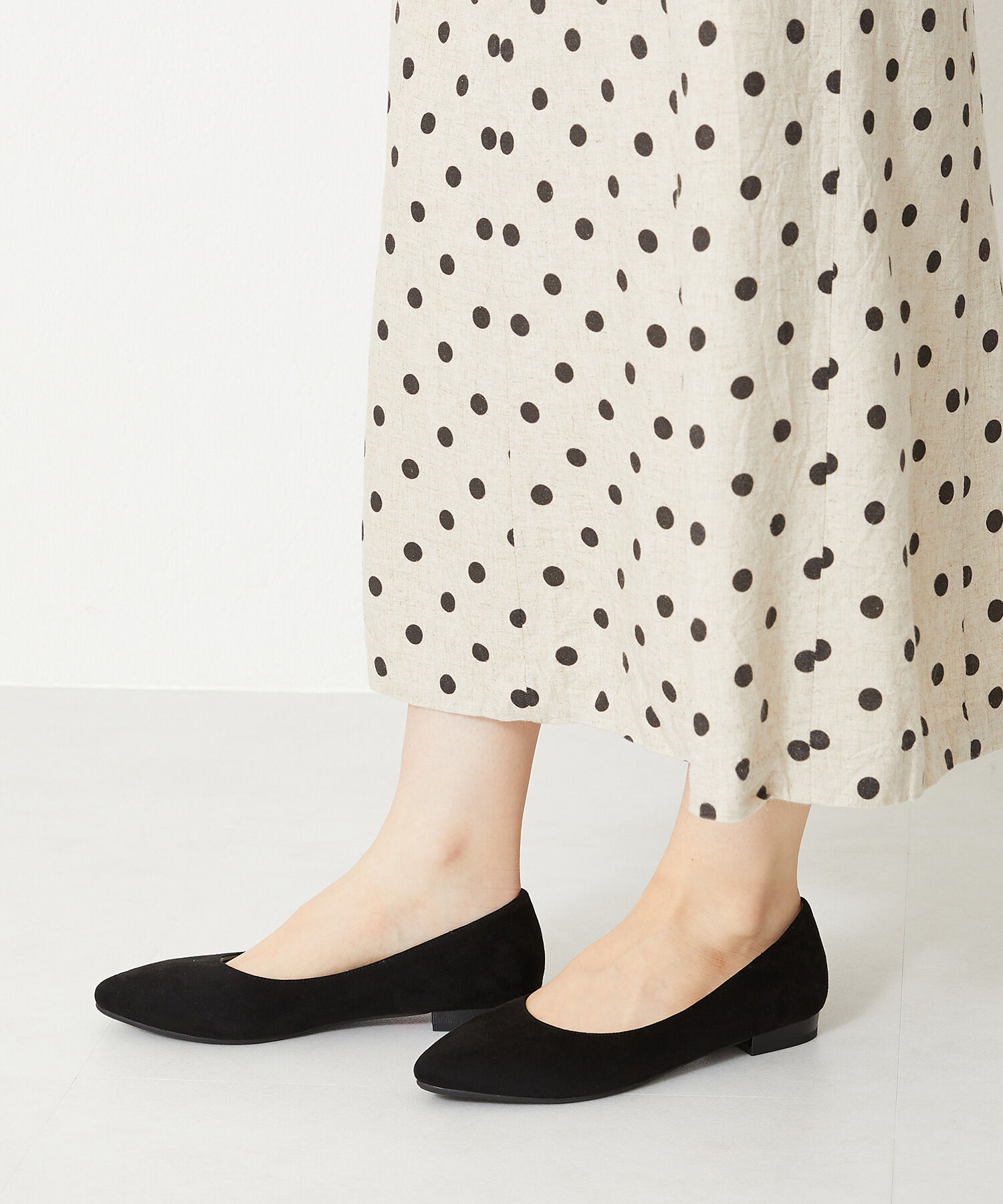 ORiental TRaffic「【跳べるパンプス/シリーズ累計１５０万足突破】プレーン フラット ヒール/R-3212 パンプス」|パンプス|