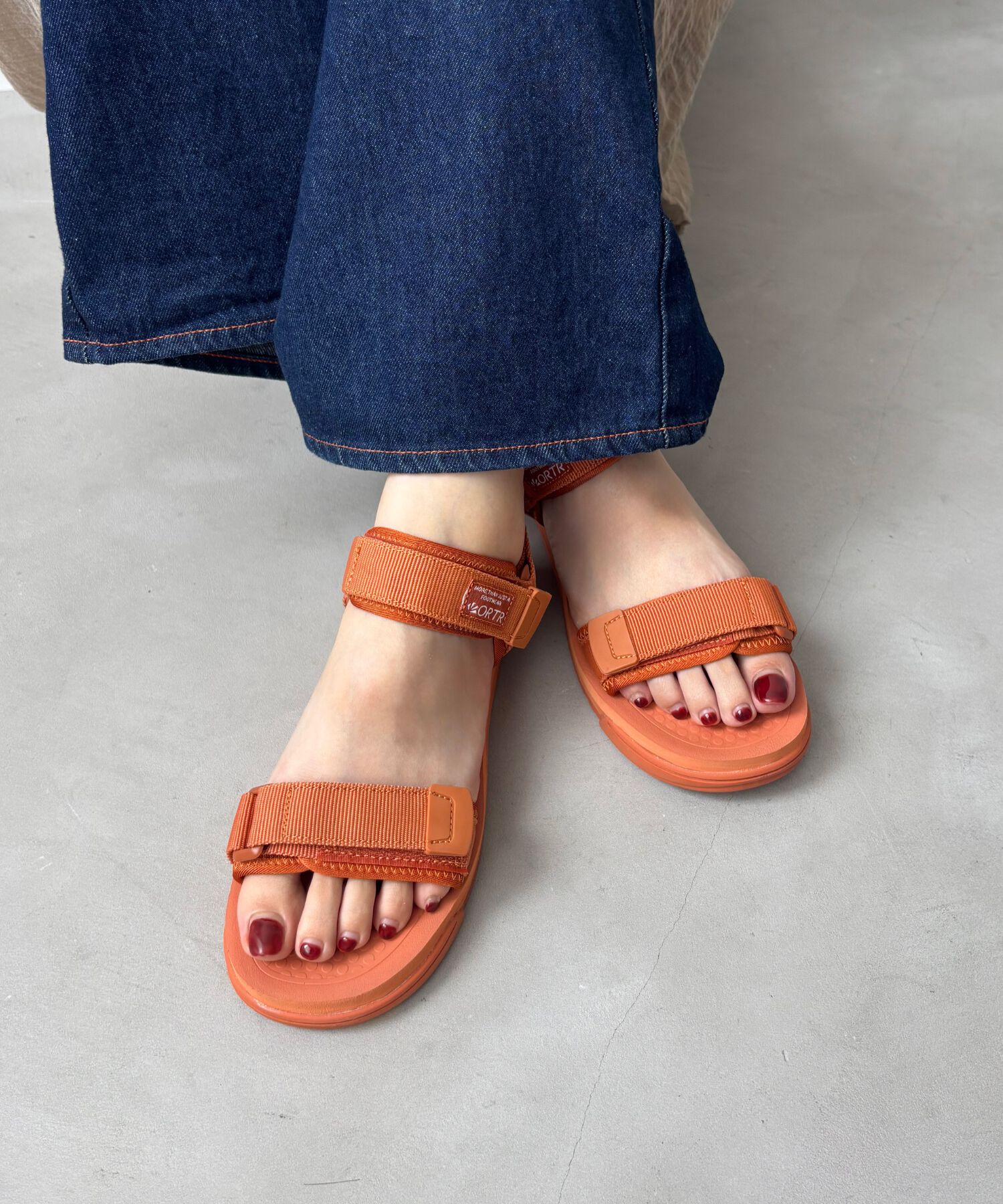 ORiental TRaffic「【アウトレット価格】ベルトスポーツサンダル/OT3211 スポサン 人気 トレンド WEB限定 軽い」|サンダル|