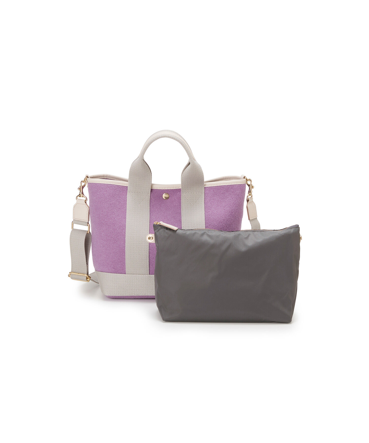 TOPKAPI BREATH「【Breath TOPKAPI】イタリアンフェルト ショルダー付 B5 トートバッグ M」|トートバッグ|