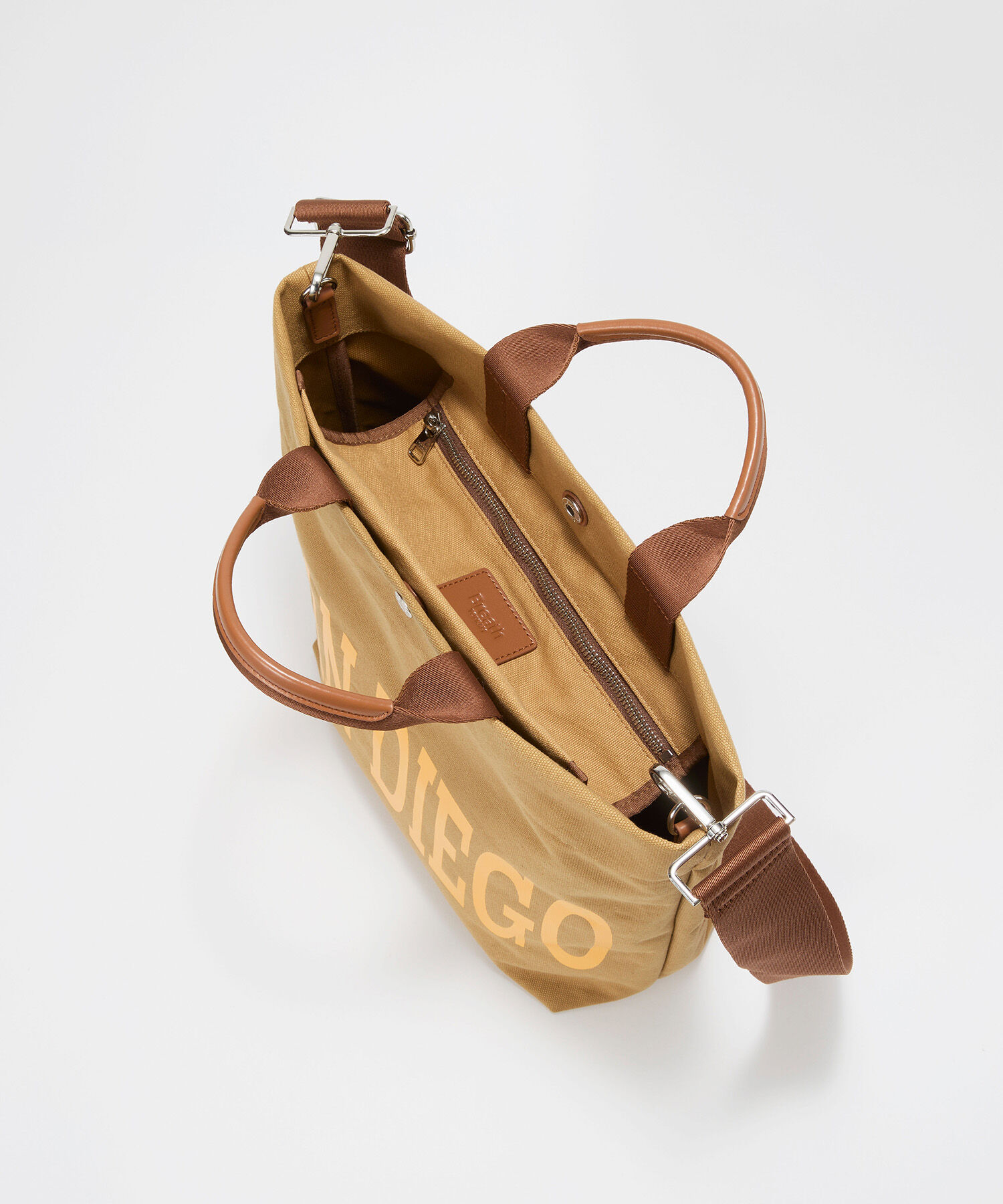 TOPKAPI BREATH「【Breath TOPKAPI】シティ プリント キャンバス スクエアトートバッグ / ショルダー付き」|トートバッグ|