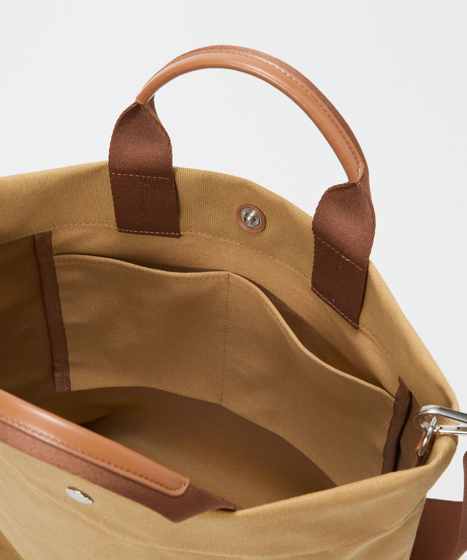 TOPKAPI BREATH「【Breath TOPKAPI】シティ プリント キャンバス スクエアトートバッグ / ショルダー付き」|トートバッグ|