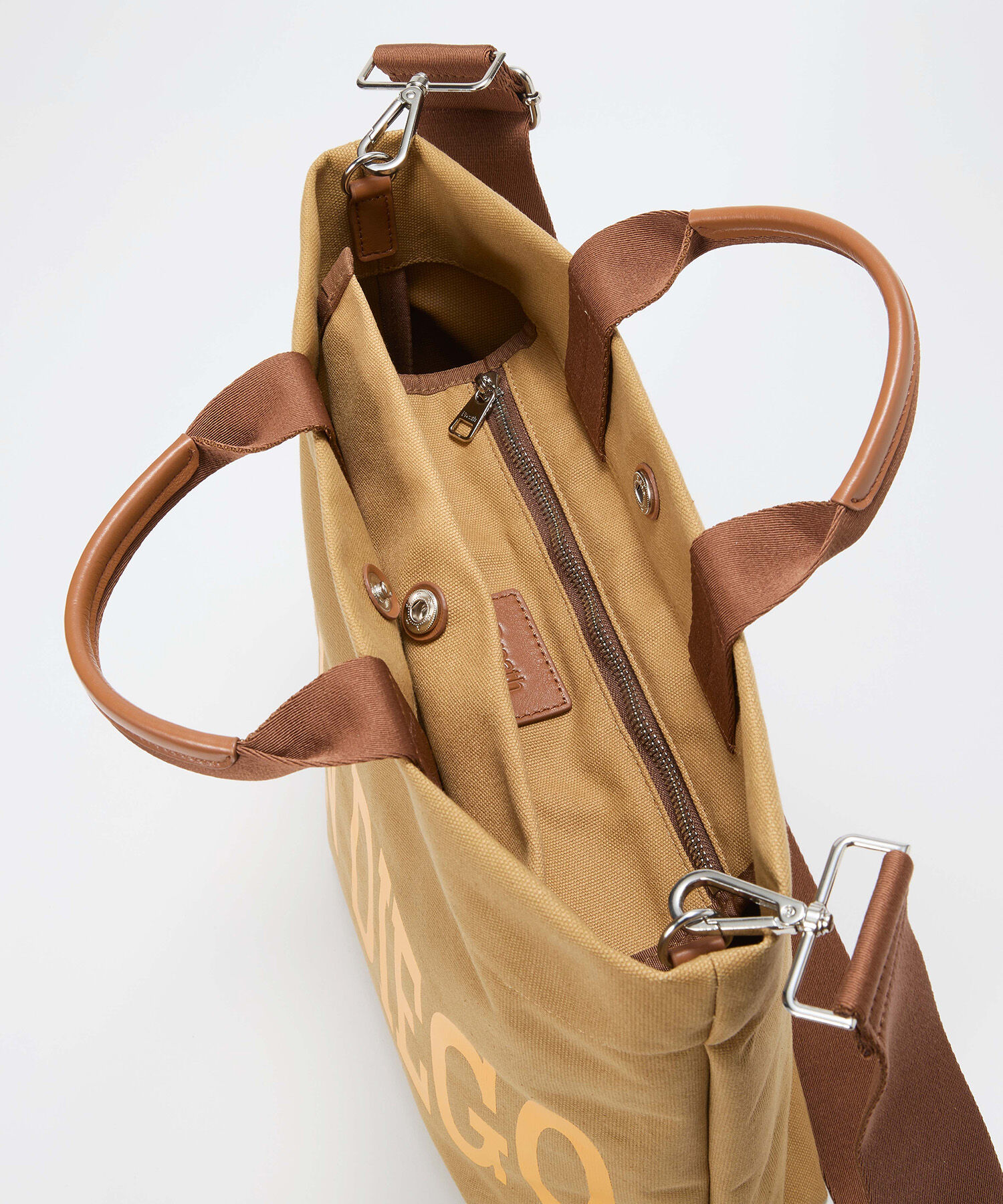 TOPKAPI BREATH「【Breath TOPKAPI】シティ プリント キャンバス スクエアトートバッグ / ショルダー付き」|トートバッグ|