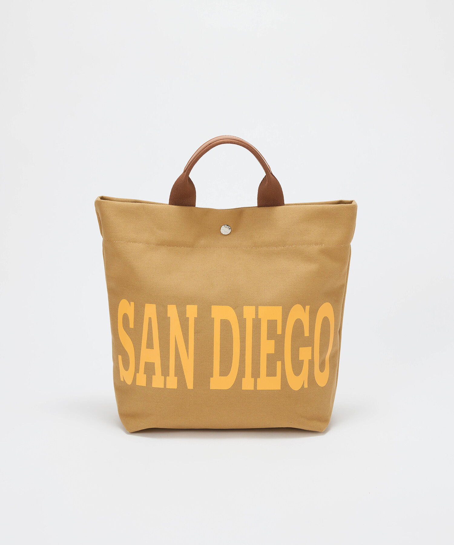 TOPKAPI BREATH「【Breath TOPKAPI】シティ プリント キャンバス スクエアトートバッグ / ショルダー付き」|トートバッグ|