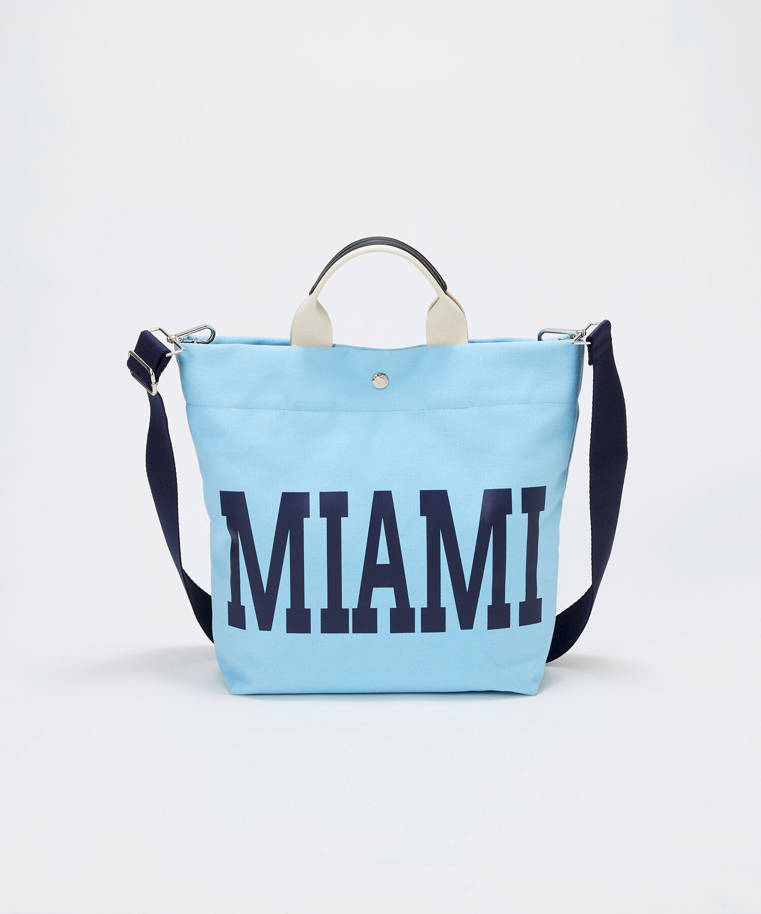 TOPKAPI BREATH「【Breath TOPKAPI】シティ プリント キャンバス スクエアトートバッグ / ショルダー付き」|トートバッグ|