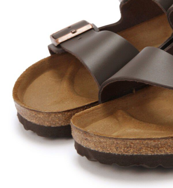 BIRKENSTOCK「【ビルケンシュトック】アリゾナ/ダークブラウン ナチュラルレザー/サンダル メンズ レディース」|サンダル|